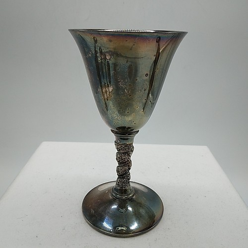 6 x Falstali Silver Plated Wine Glasses - Made in Spain 5" Tall - Picture 6 of 18