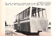 Experimental Airporter by Universal Design Cape May NJ 5 x 3.75" Vtg Mag Excerpt