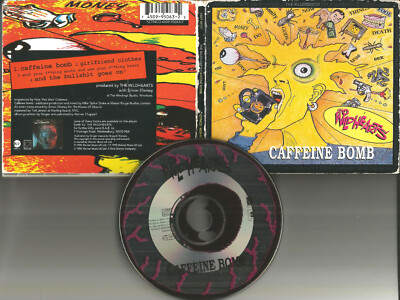Ginger WILDHEARTS Caffeine Bomb 4TRX w/ 3 UNRELEASED TRX CD Single USA seller