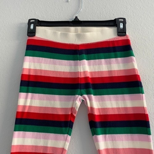 Gap Kids Red Green Stripe Bottoms Snug Fitting Sleep Pajama Pants 12 - Picture 3 of 9