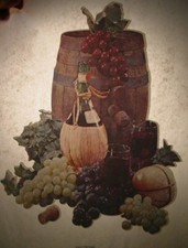 WINE LOVER VINTAGE 1970's ALCOHOL IRON ON TRANSFER -NICE, B-16