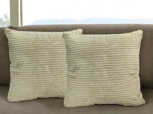 Set of 4 - Cushion Covers Plain Corduroy Cord Jumbo Super Soft 18x18" 45x45cm - Picture 127 of 192