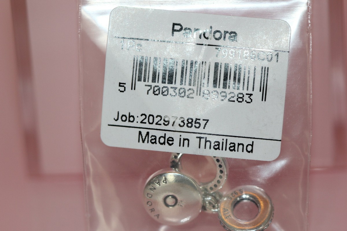 AUTHENTIC NIB 2020 NEW PANDORA SPARKLING BLUE CRYSTAL CHARM DANGLE