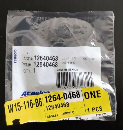 Genuine GM Turbocharger Oil Line Gasket 12640468 | eBay