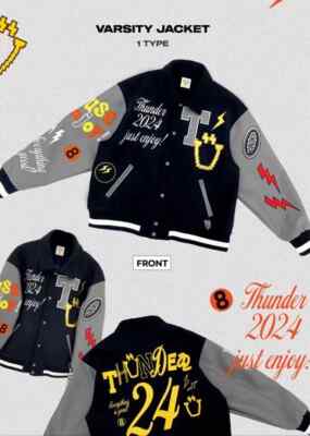 ATEEZ THUNDER 2024 VARSITY Stadium JACKET POP-UP STORE