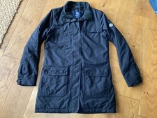 Henri Lloyd Women’s Long Parka Style Coat, Size 3, Medium, Navy, Used