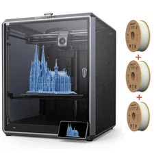 Creality K1 Max 3D Printer Smart AI 600mm/s with 3KG Hyper PLA White Filament US