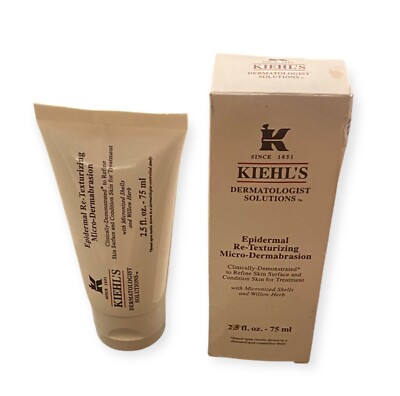 NIB Kiehl s Epidermal Re-Texturing Micro-Demabrasion 2.5 Oz (Sealed)