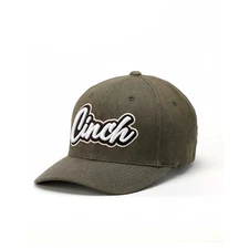 Cinch Men's Logo FLEXFIT® Olive Green Baseball Cap MCC0627787