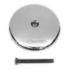 Watco 18001-CP-BFP Chrome Plated Single-Hole Overflow Plate Kit