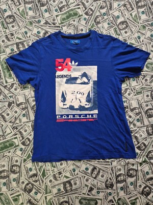 Adidas Originals Porsche Design Speedster 54 Asphalt Legends Blue T-Shirt