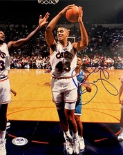 Brad Daugherty Signed Autographed Cleveland Cavaliers 8x10 Photo Psa/Dna