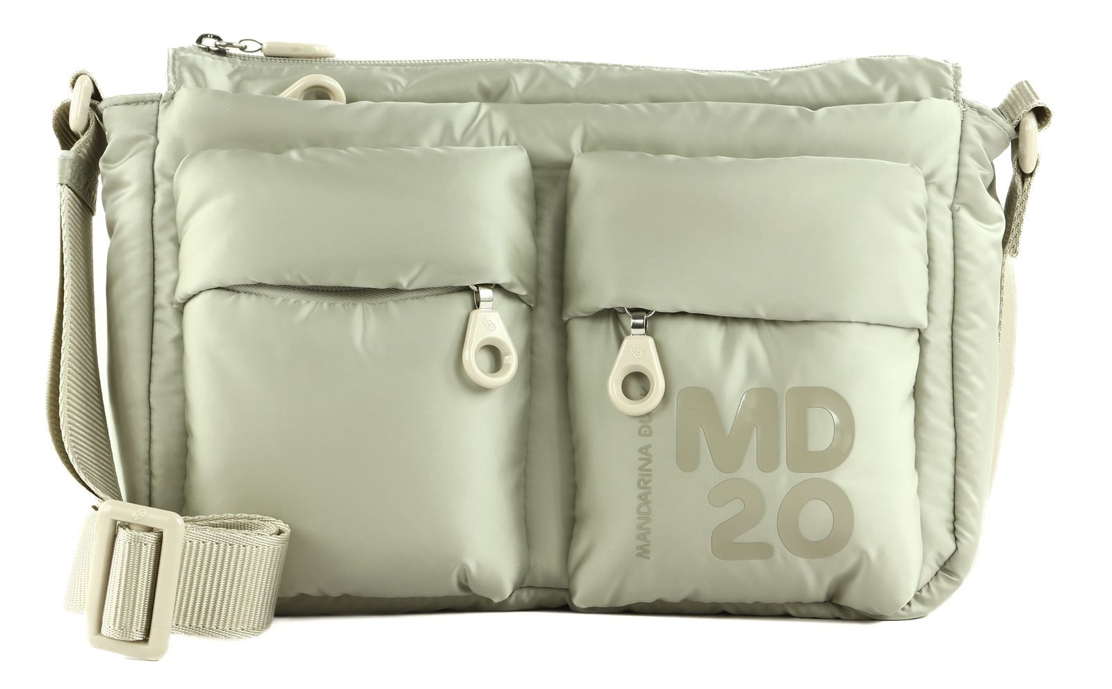 MANDARINA DUCK cross body bag MD20 Balloon Crossover Bag Sage Gray