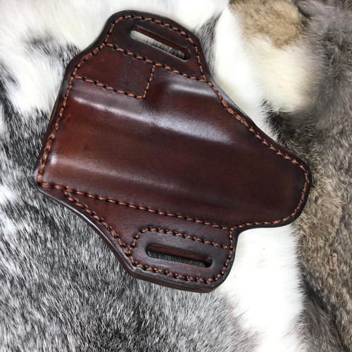Leder Holster im Pfannkuchenstil für Glock 26/27/33 SRO225 - Bild 23 von 23