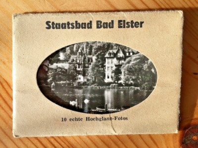 Souvenir photo series ''Staatsbad Bad Elster'' (GDR around 1954)