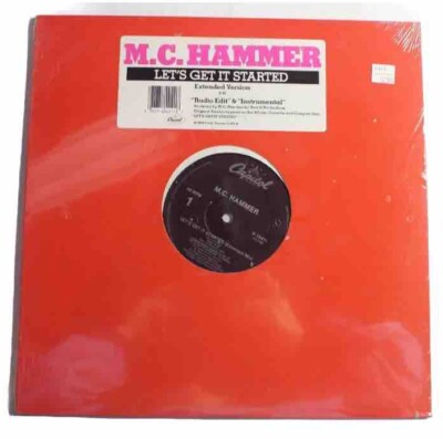 M.C. Hammer Let s Get It Started 1988 12'' Capitol Records V-15411 SEALED