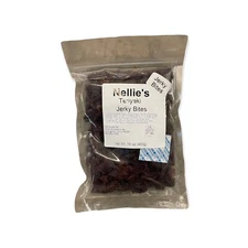Nellie's Beef Jerky Bites, 1 Pound (16oz) Bag, Teriyaki