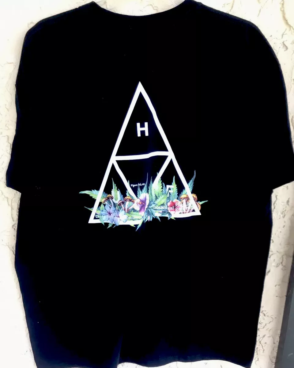 Huf Botanical Garden Black T Shirt Figure Number 789 Unisex XL 8