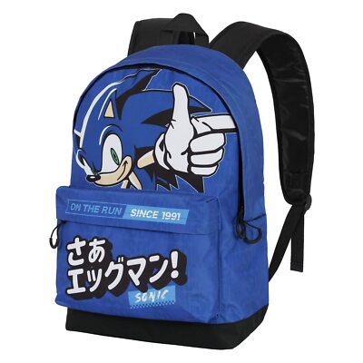 Sega-Sonic On the Run - Rucksack HS FAN 2.0 Blau