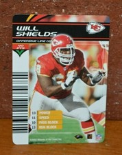 NFL SHOWDOWN 2003 SPORTS CARD GAME: KANSAS CITY CHIEFS WILL SHIELDS