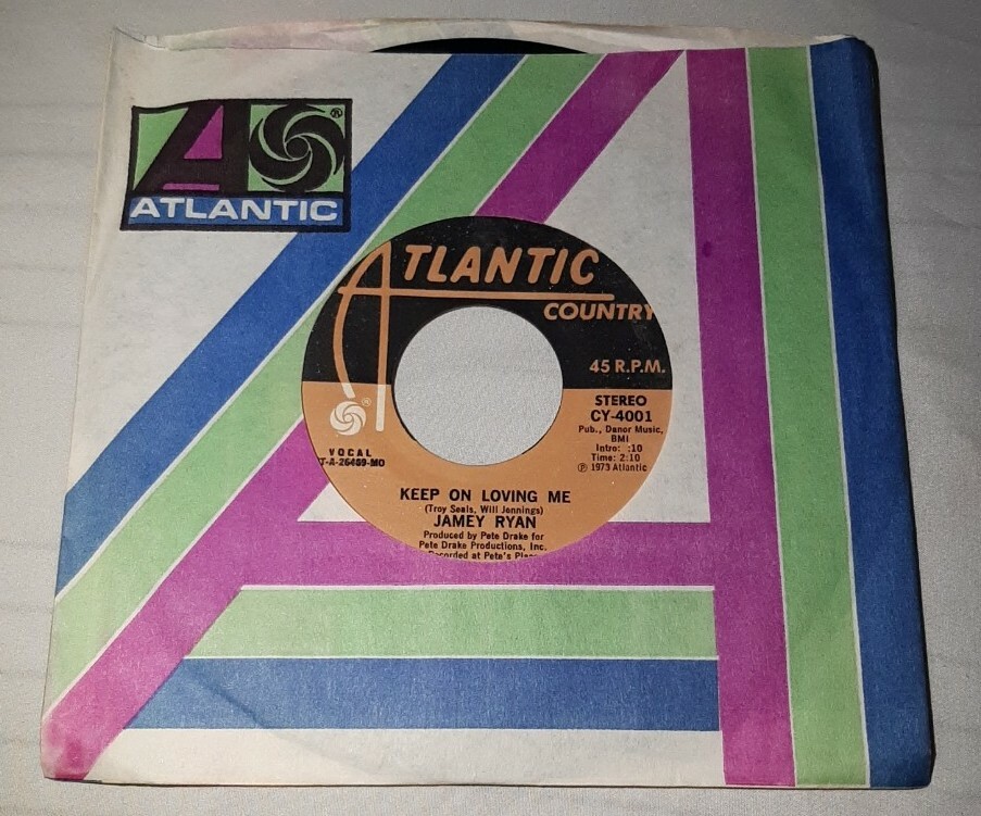 Jamey Ryan NM 45 You Just Moved A Mountain / Keep On Loving Me