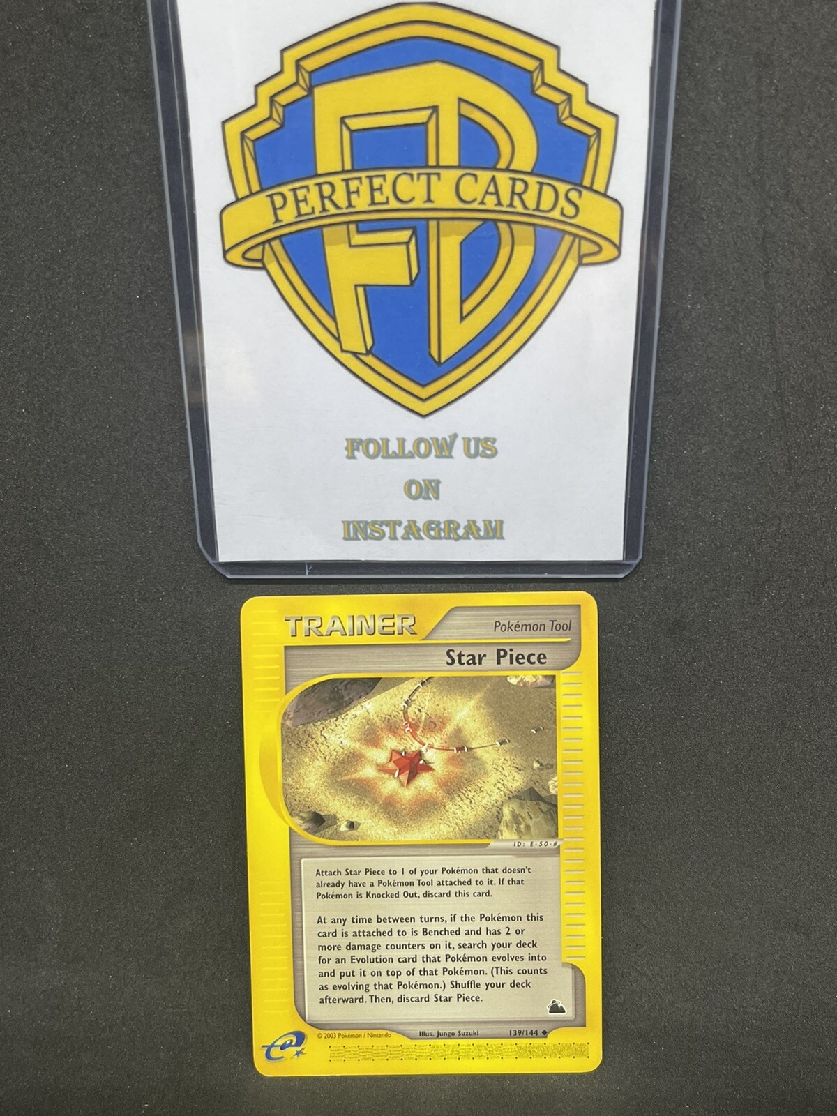 POKÉMON SKYRIDGE STAR PIECE UNCOMMON 139/144 NM ENG