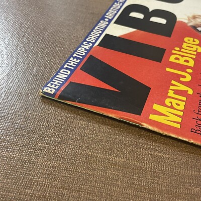 Vintage 90s VIBE Magazine Feb 1995 Mary J Blige Rap Hip Hop Bone