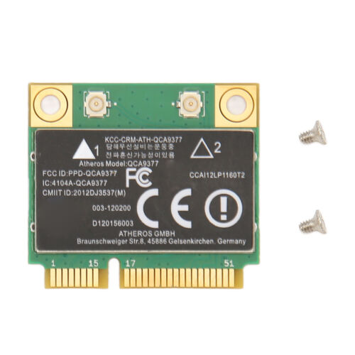 Mini PCIE Network Card Dual Band WiFi BT 4.2 433Mbps High Speed Wireless Net ECM - Afbeelding 1 van 12