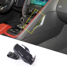 Center Console Cell Phone Holder Mount Mobile Bracket For Jaguar F-Type 2013-23
