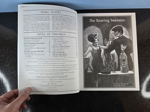 The 1920s Investigator's Campanion: A Core Game Book for Players RPG 2001 VGC - Foto 14 di 24