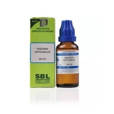 SBL Homeopathic Paeonia Officinalis Dilution 30ml