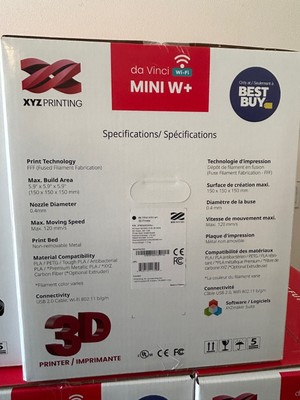 Brand New & Sealed XYZ Da Vinci Mini W+ Wi-Fi 3D Printer