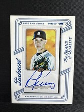 2010 Topps 206 Mini Framed Autograph Piedmont #RP Ryan Perry Auto TIGERS  A2V