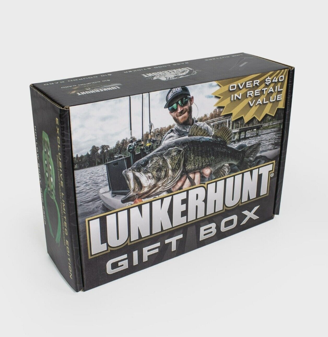$40 Value Lunkerhunt 7 Piece Fishing Lure Gift Box With FREE 10$ Lunkerhunt Card