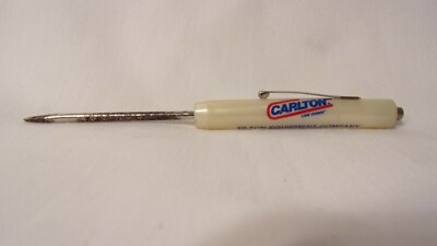 Vintage CARLTON Saw Chain Tilton Equipment Ready Tool Pocket Screwdriver 