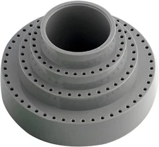 Gray Rotating Bur Holder 116-Holes,1/8" Mandrel Drill Stand 360 Degree Rotating