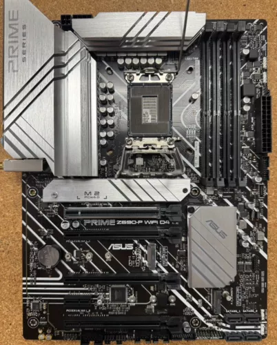[FOR PARTS] ASUS Prime Z690-P WiFi D4 ATX LGA1700 DDR4 Motherboard w/ I/O Shield