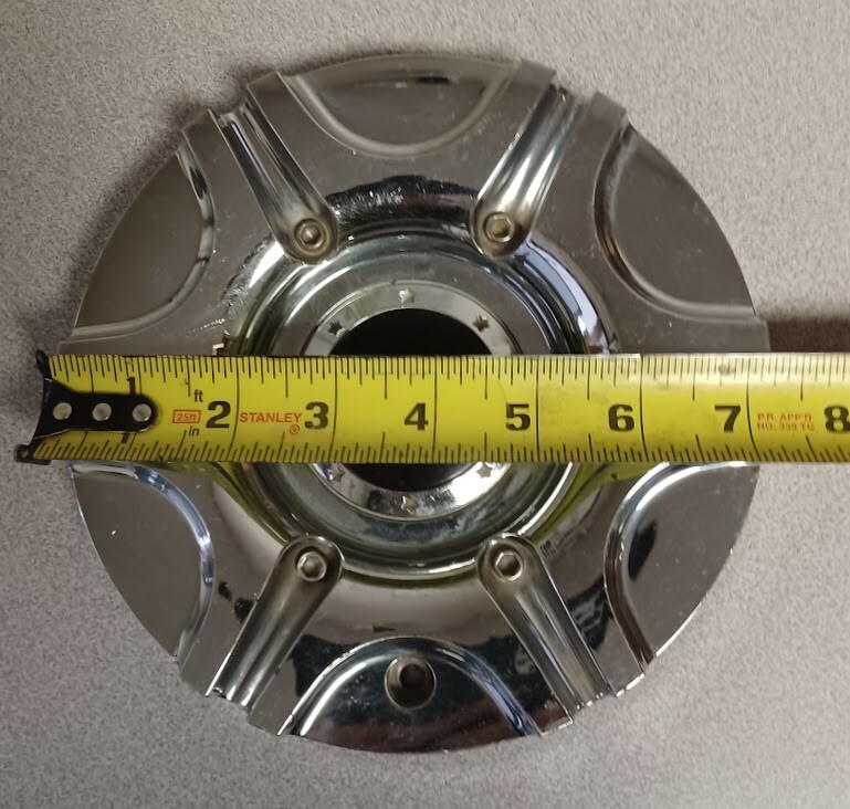 Zyoxx Custom Wheel Center Cap CHROME PN ZX-9 USED | eBay