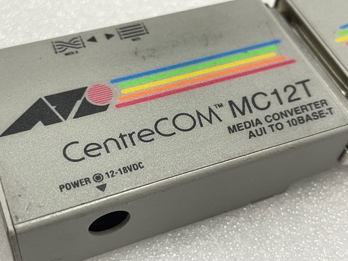 Allied Telesis CentreCOM AT-MC12T + AT-MX40F/ST Modules - Picture 3 of 5
