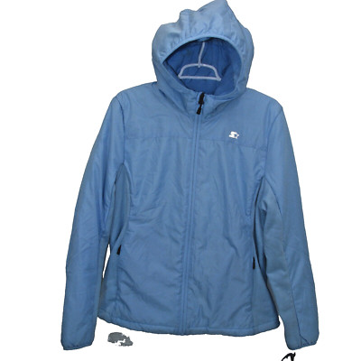 Authentic Starter Storm Star hooded medium weight coat - Women's Size Large