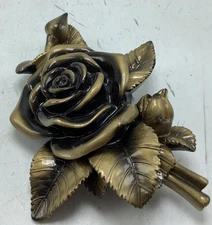 2006 Batesville Casket Coffin Decoration Gold Golden Rose Flower Life Symbols