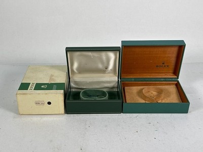 VINTAGE ORIGINAL ROLEX grün Uhrenbox Gehäuse 68.00.06 Streifenring 250110007yA