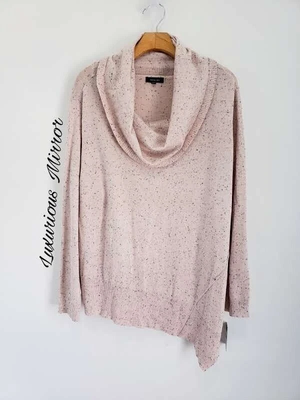 Verve Ami Cowl Neck Morning Light Black Fleck Speckled Sweater Womens Sz 2X NEW - Image 2 of 4