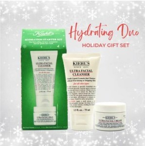 Kiehl's Hydration Starter Kit - Holiday Gift Set with Cleanser and Moisturizer