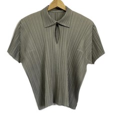 PLEATS PLEASE Gray Beige 100 polyester Women's Cutsew