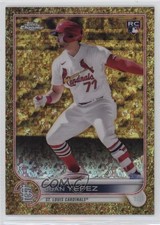 2022 Gilded Collection Gold Etch Mini-Diamond Refractor 30/50 Juan Yepez 11cz