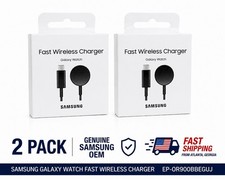 2-Pack Genuine Samsung Galaxy Watch Fast Wireless Charger USB-C 3/4/5/6/7 NEW
