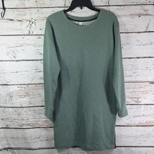 Lole Sage Green sweatshirt dress Crew Neck NWT size small
