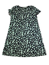 J. Jill Wearever Collection Blue Fruit Print A-Line Knit Dress Size S
