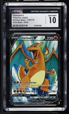CHARIZARD V Brilliant Stars Ultra Rare Holo #153 CGC 10 Pokemon on eBay